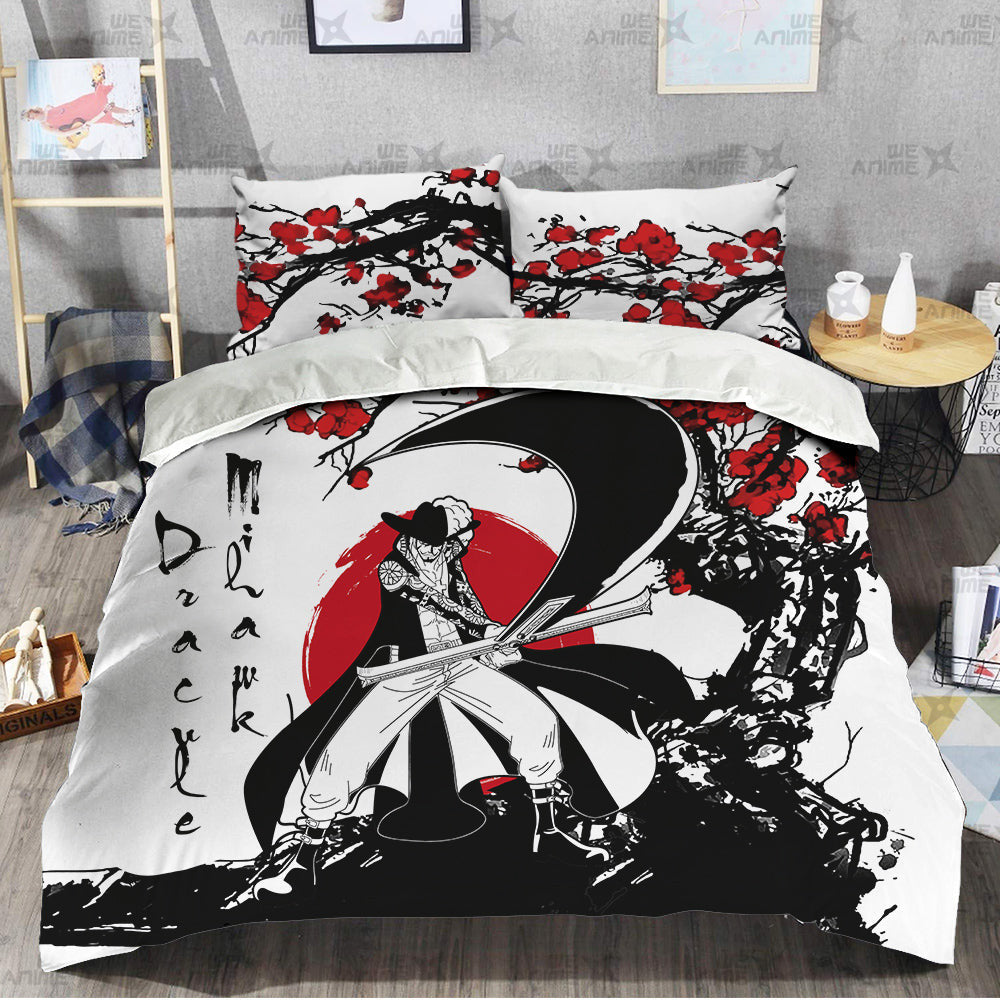 Dracule Mihawk Japanese Edition Bedding Set Anime Room