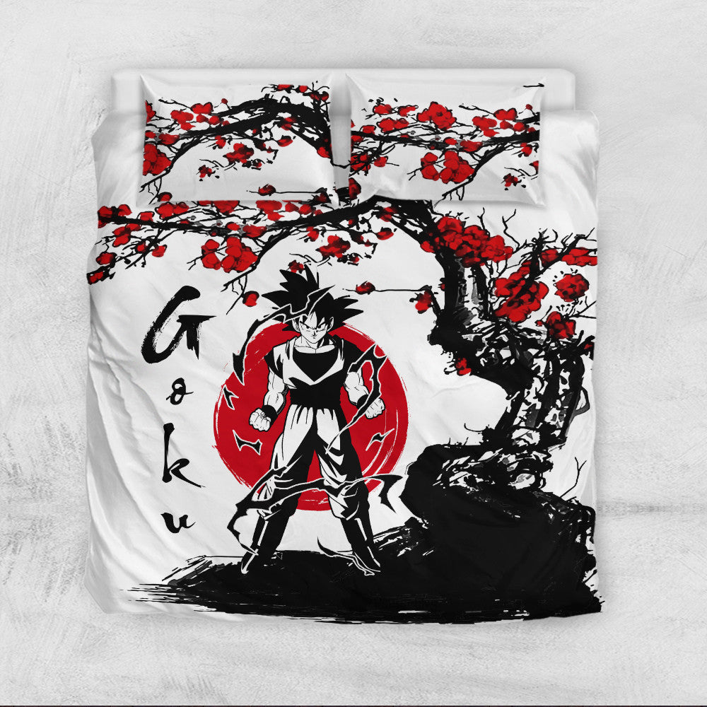Goku Bedding Set Custom Japan Style Anime