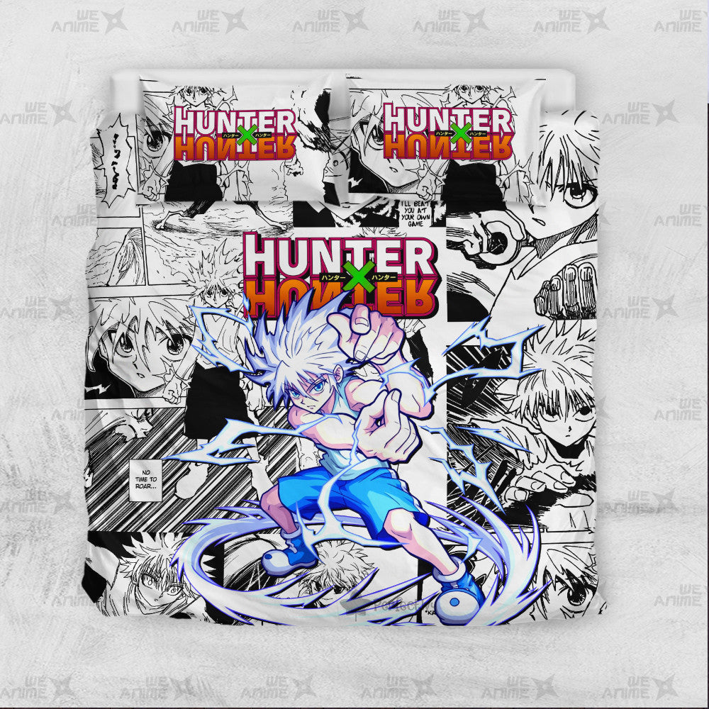 Killua Zoldyck Bedding Set Custom Anime Mix Manga