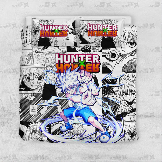 Killua Zoldyck Bedding Set Custom Anime Mix Manga