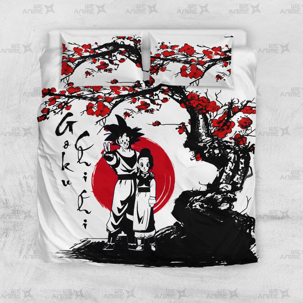 Goku and Chichi Bedding Set