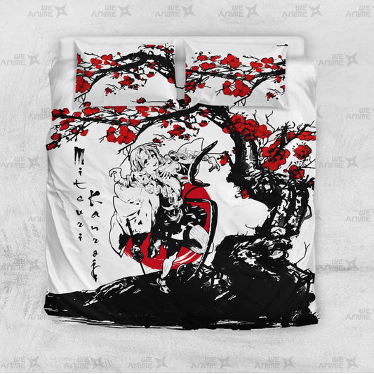 Mitsuri Kanroji Japanese Edition Bedding Set Anime Room