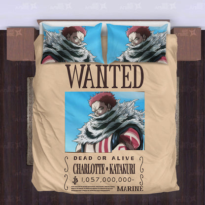 Charlotte Katakuri Wanted Bedding Set Custom
