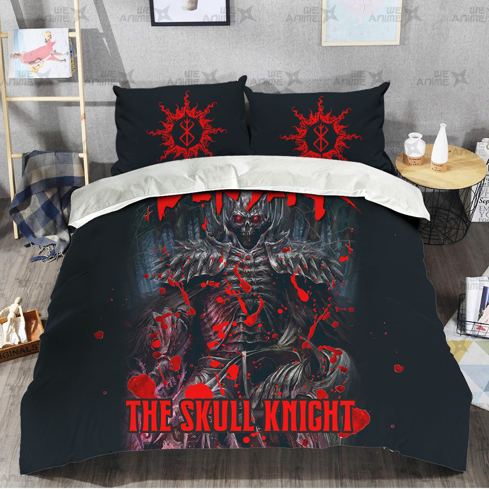 The Skull Knight Bedding Set Custom Berserk