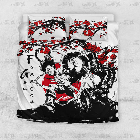 Gon Freecss Japanese Edition Bedding Set Anime Room