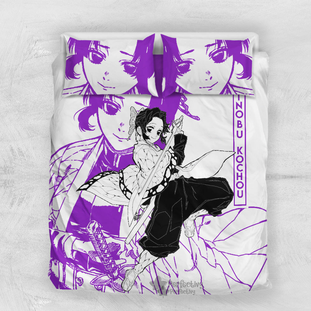Shinobu Kochou Bedding Set Custom Anime