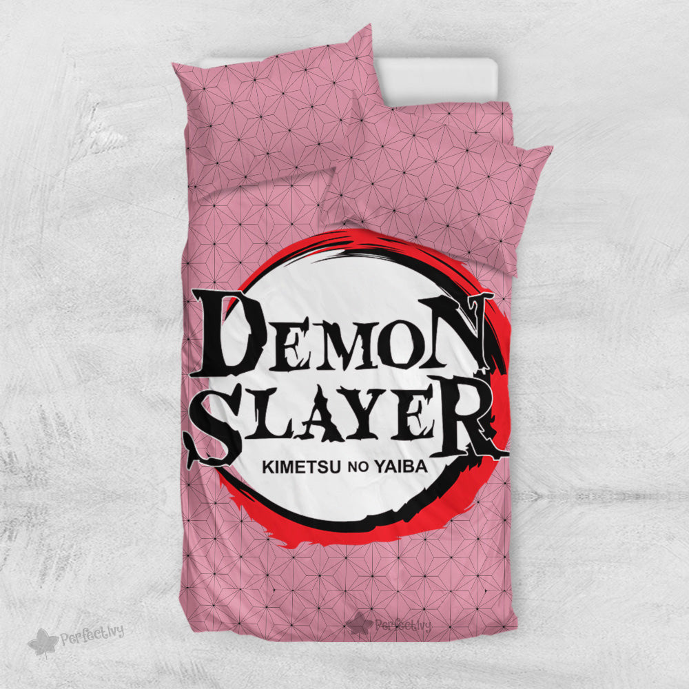 Nezuko Kamado Bedding Set Custom Anime