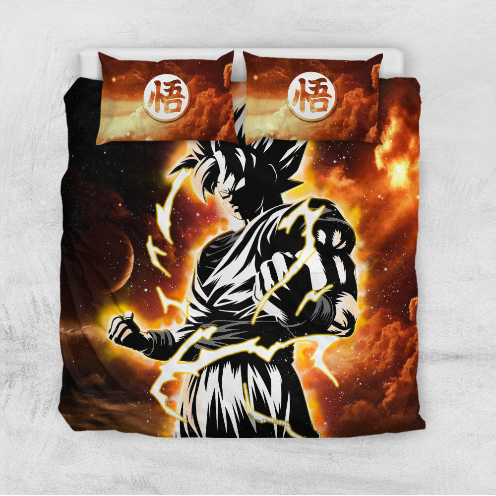 Goku Bedding Set Custom Galaxy Anime Room Decor