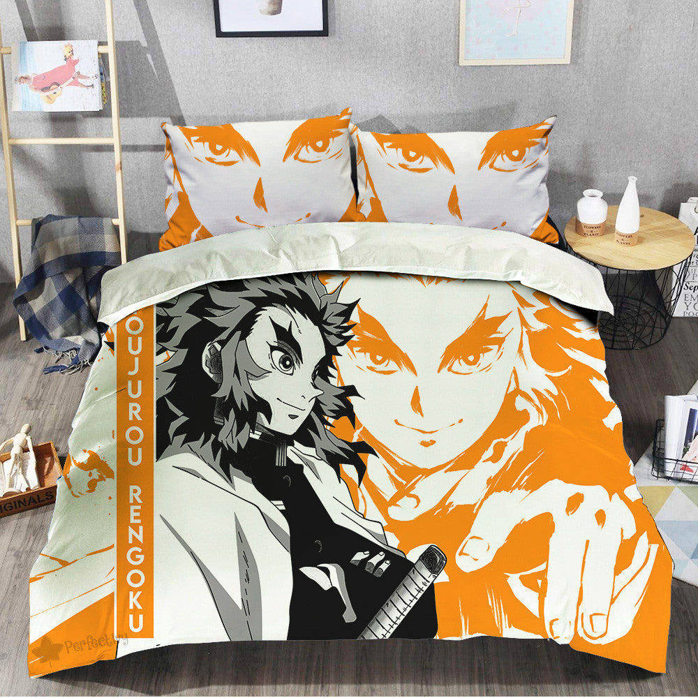 Kyoujurou Rengoku Bedding Set Custom