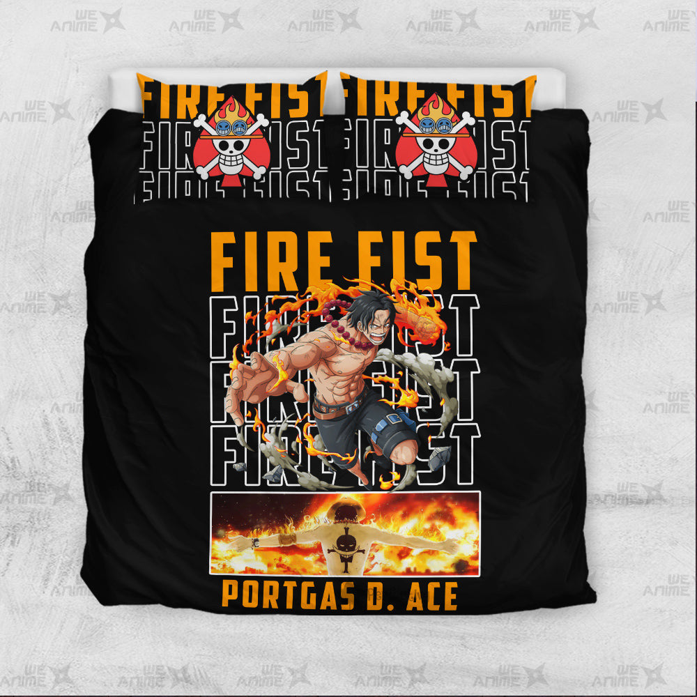 Portgas D. Ace Bedding Set Custom