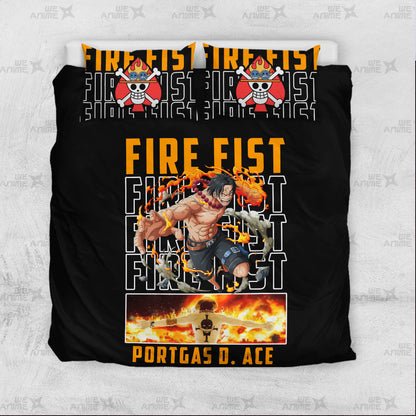 Portgas D. Ace Bedding Set Custom