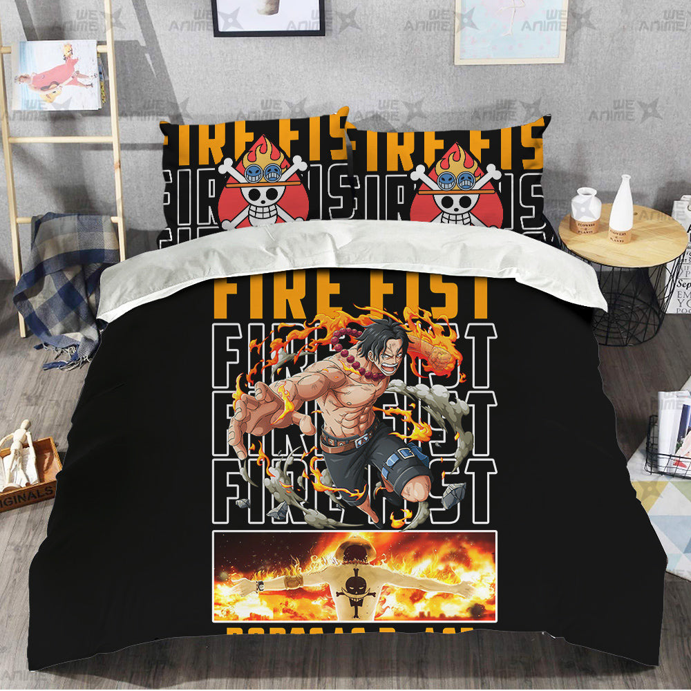Portgas D. Ace Bedding Set Custom