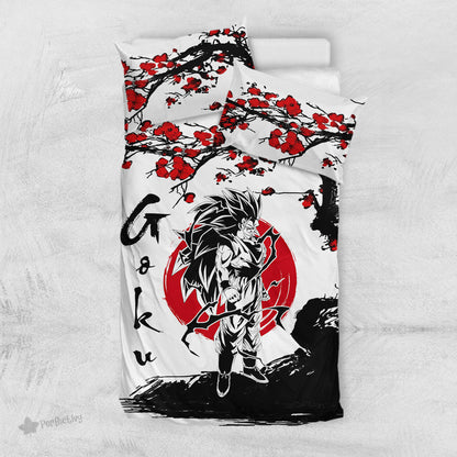 Goku SSJ 3 Bedding Set Custom Japan Style Anime