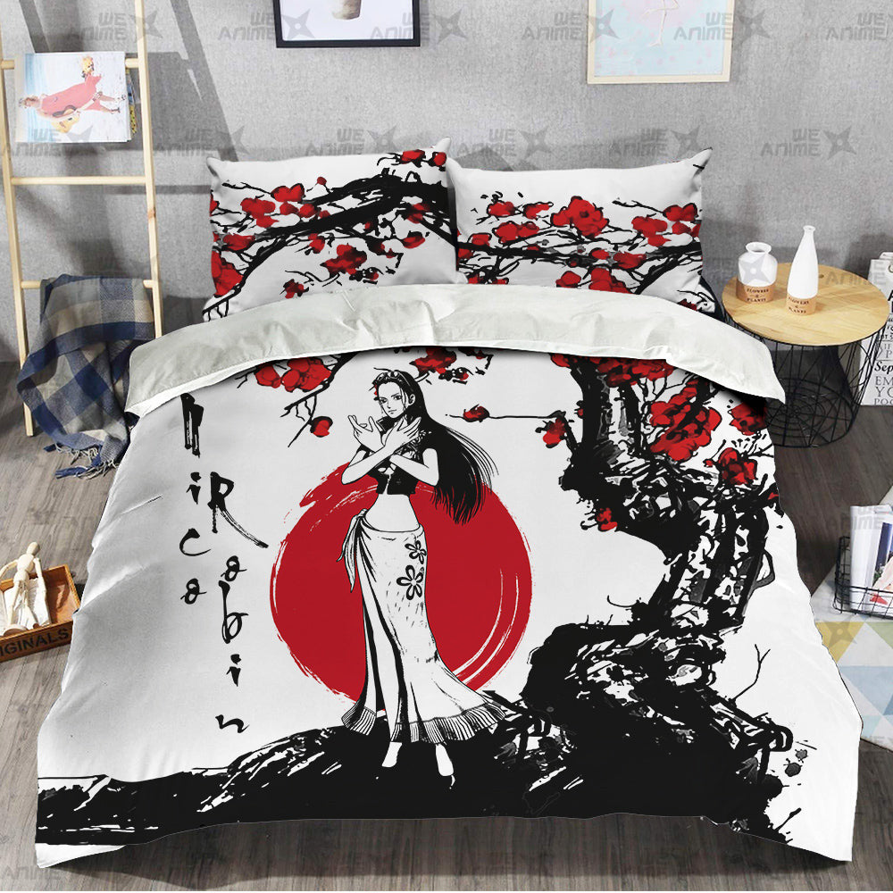 Nico Robin Japanese Edition Bedding Set Anime Room
