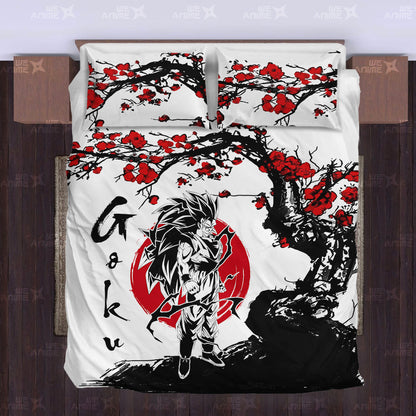 Goku SSJ 3 Bedding Set Custom Japan Style Anime