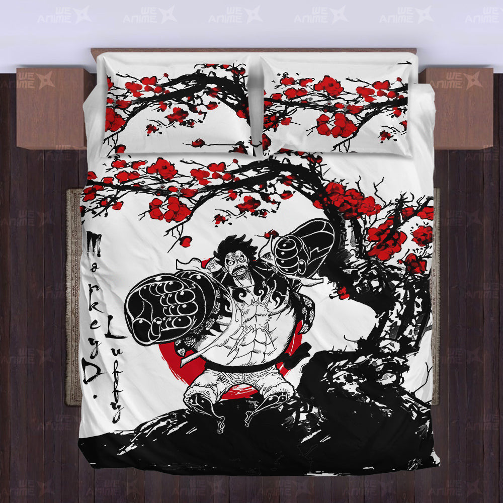 Monkey D. Luffy Japanese Edition Bedding Set Anime Room
