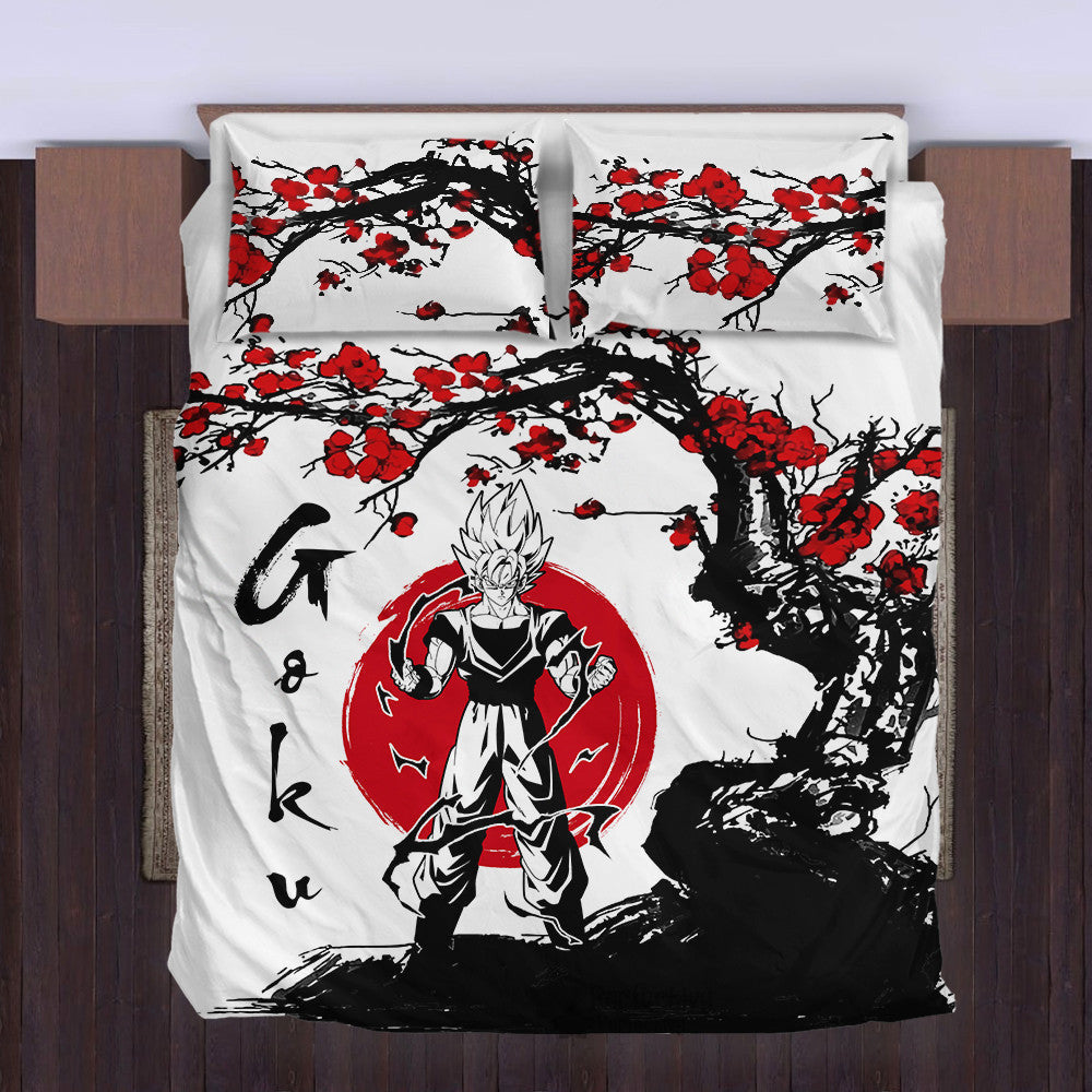 Goku SSJ Bedding Set Custom Japan Style Anime