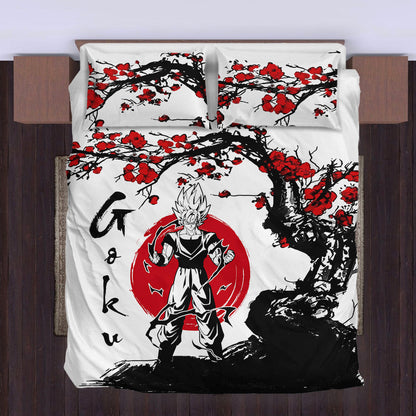 Goku SSJ Bedding Set Custom Japan Style Anime
