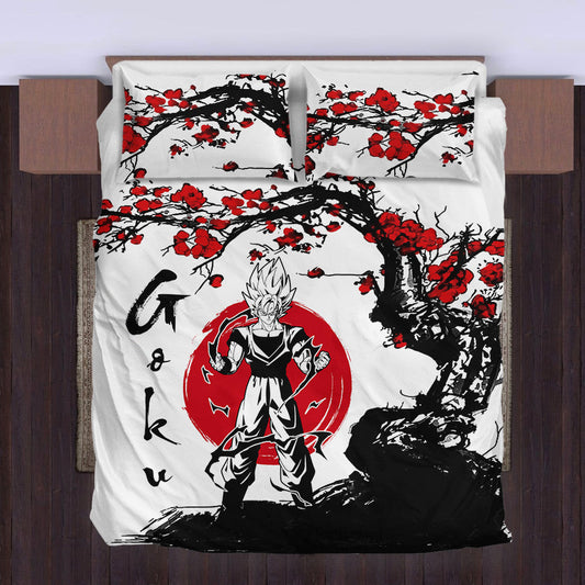 Goku SSJ Bedding Set Custom Japan Style Anime