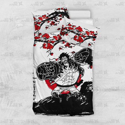 Monkey D. Luffy Japanese Edition Bedding Set Anime Room