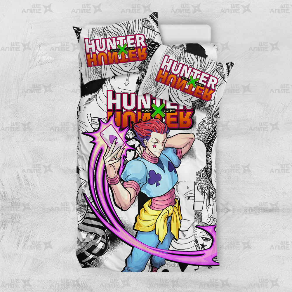 Hisoka Morow Bedding Set Custom Anime Mix Manga
