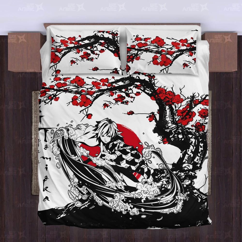 Giyuu Tomioka Japanese Edition Bedding Set Anime Room