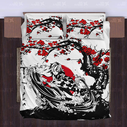 Giyuu Tomioka Japanese Edition Bedding Set Anime Room
