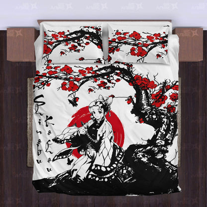 Shinobu Kochou Japanese Edition Bedding Set Anime Room