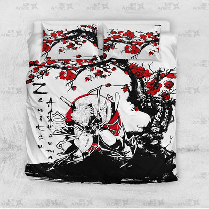 Zenitsu Agatsuma Japanese Edition Bedding Set Anime Room