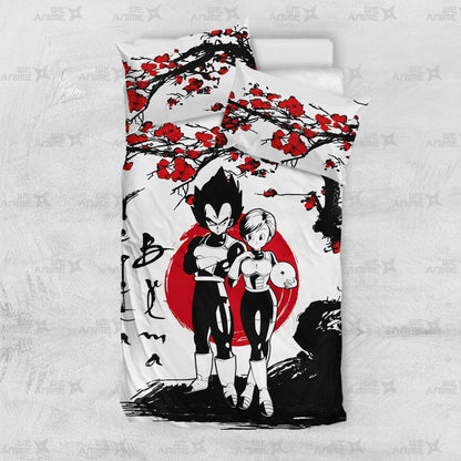 Vegeta & Bulma Japanese Edition Bedding Set Anime Room