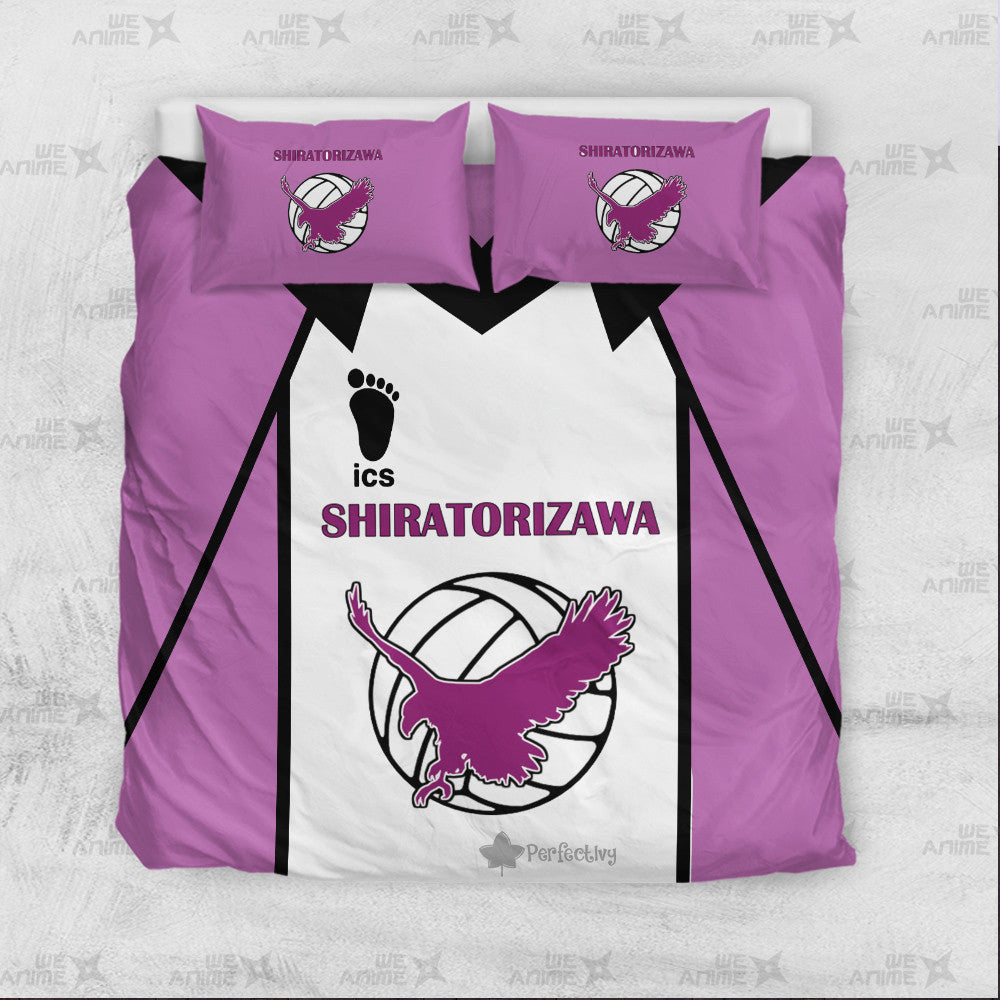 Shiratorizawa Bedding Set Custom Haikyuu