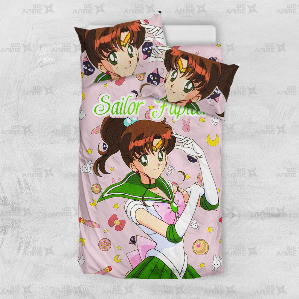 Sailor Jupiter Cute Version Bedding Set Custom Sailor Moon