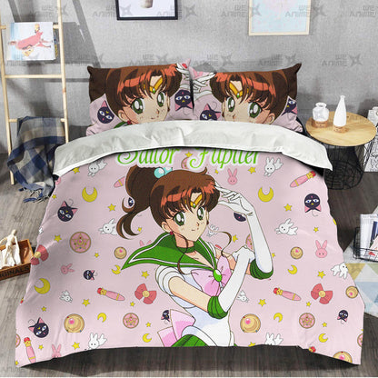 Sailor Jupiter Cute Version Bedding Set Custom Sailor Moon