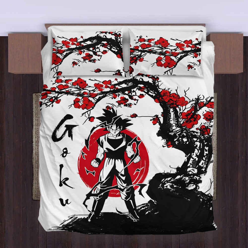 Goku Bedding Set Custom Japan Style Anime