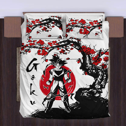 Goku Bedding Set Custom Japan Style Anime