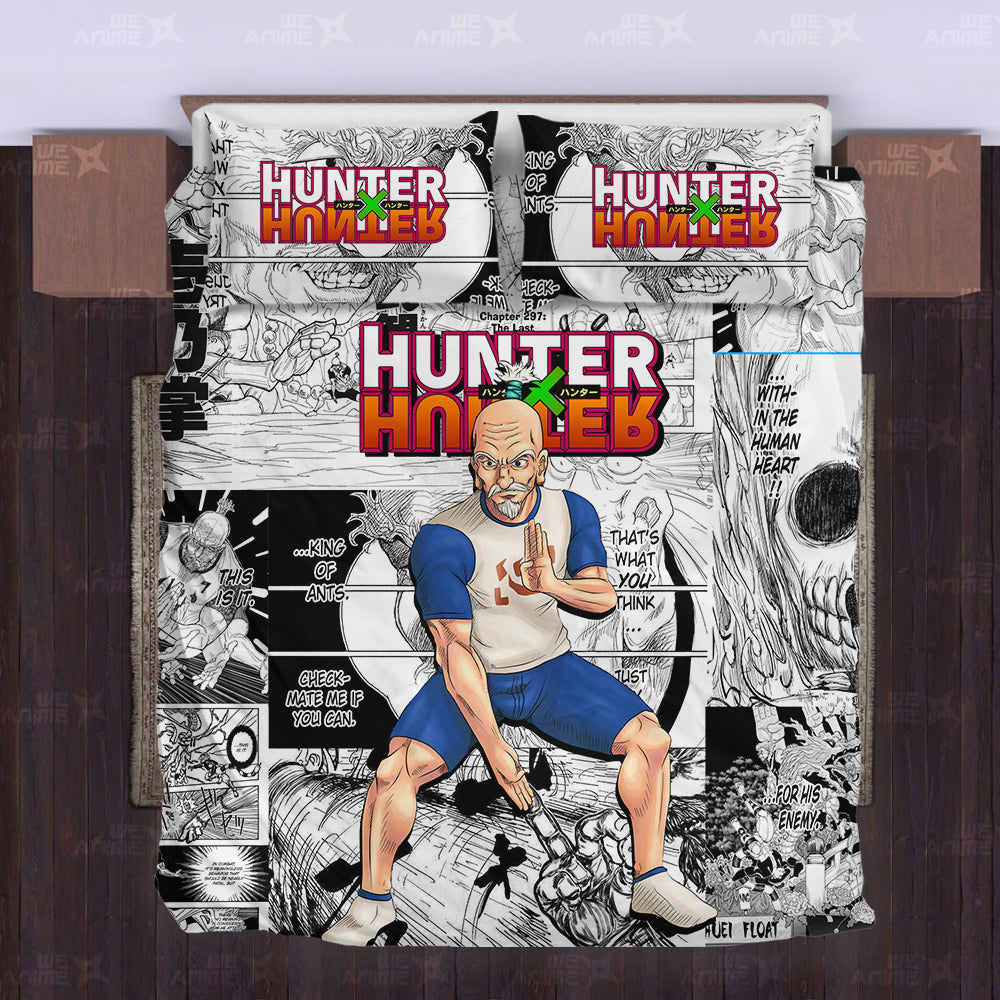 Isaac Netero Bedding Set Custom Anime Mix Manga