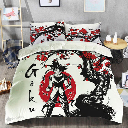 Goku Bedding Set Custom Japan Style Anime