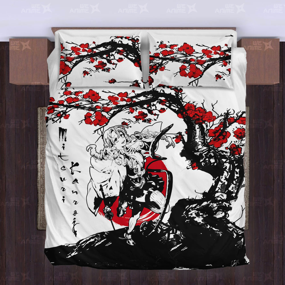 Mitsuri Kanroji Japanese Edition Bedding Set Anime Room