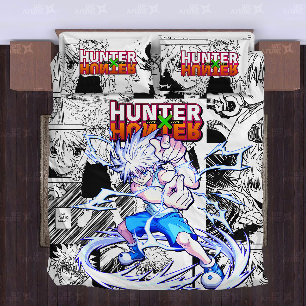 Killua Zoldyck Bedding Set Custom Anime Mix Manga