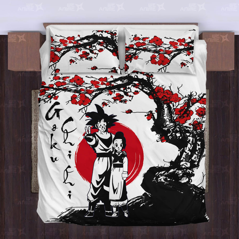 Goku and Chichi Bedding Set