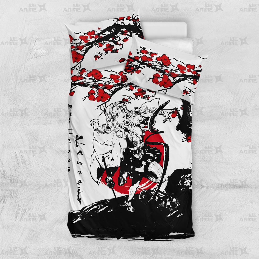 Mitsuri Kanroji Japanese Edition Bedding Set Anime Room