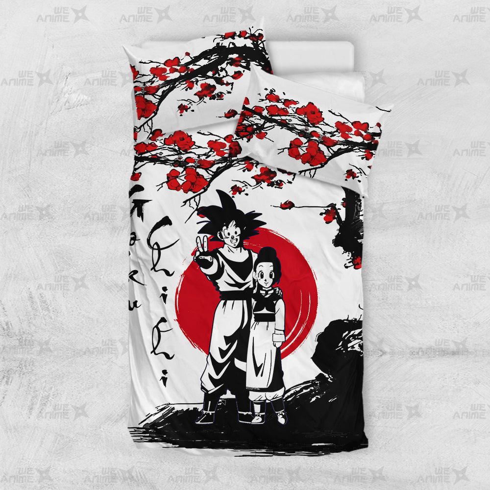 Goku and Chichi Bedding Set