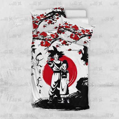 Goku and Chichi Bedding Set