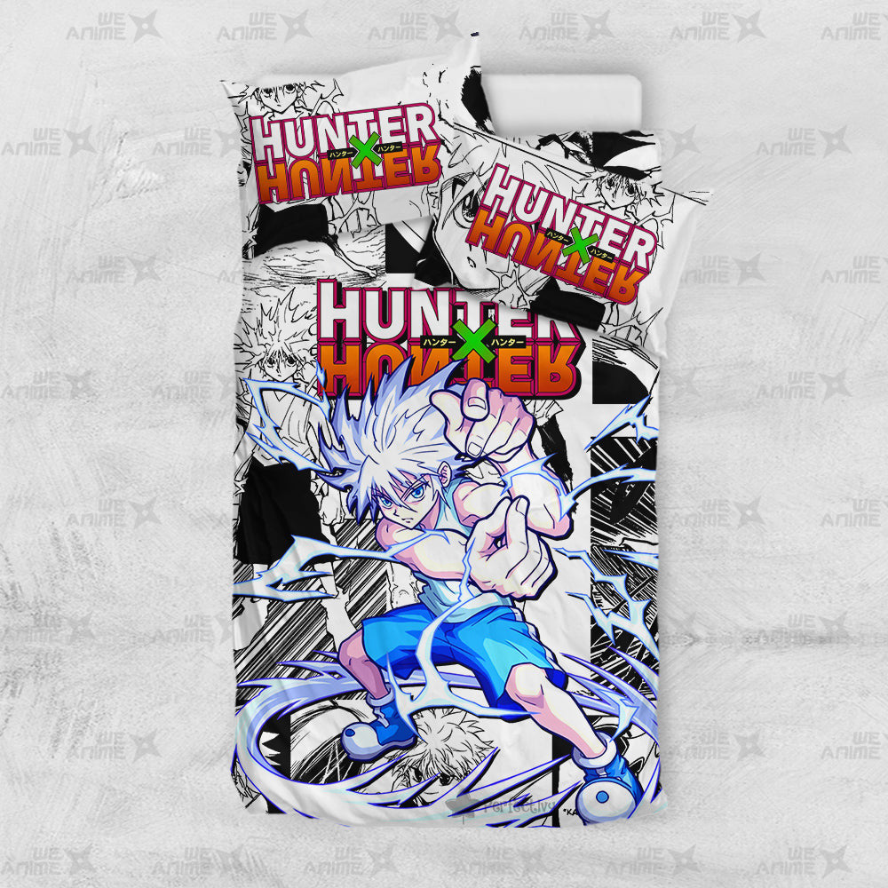Killua Zoldyck Bedding Set Custom Anime Mix Manga