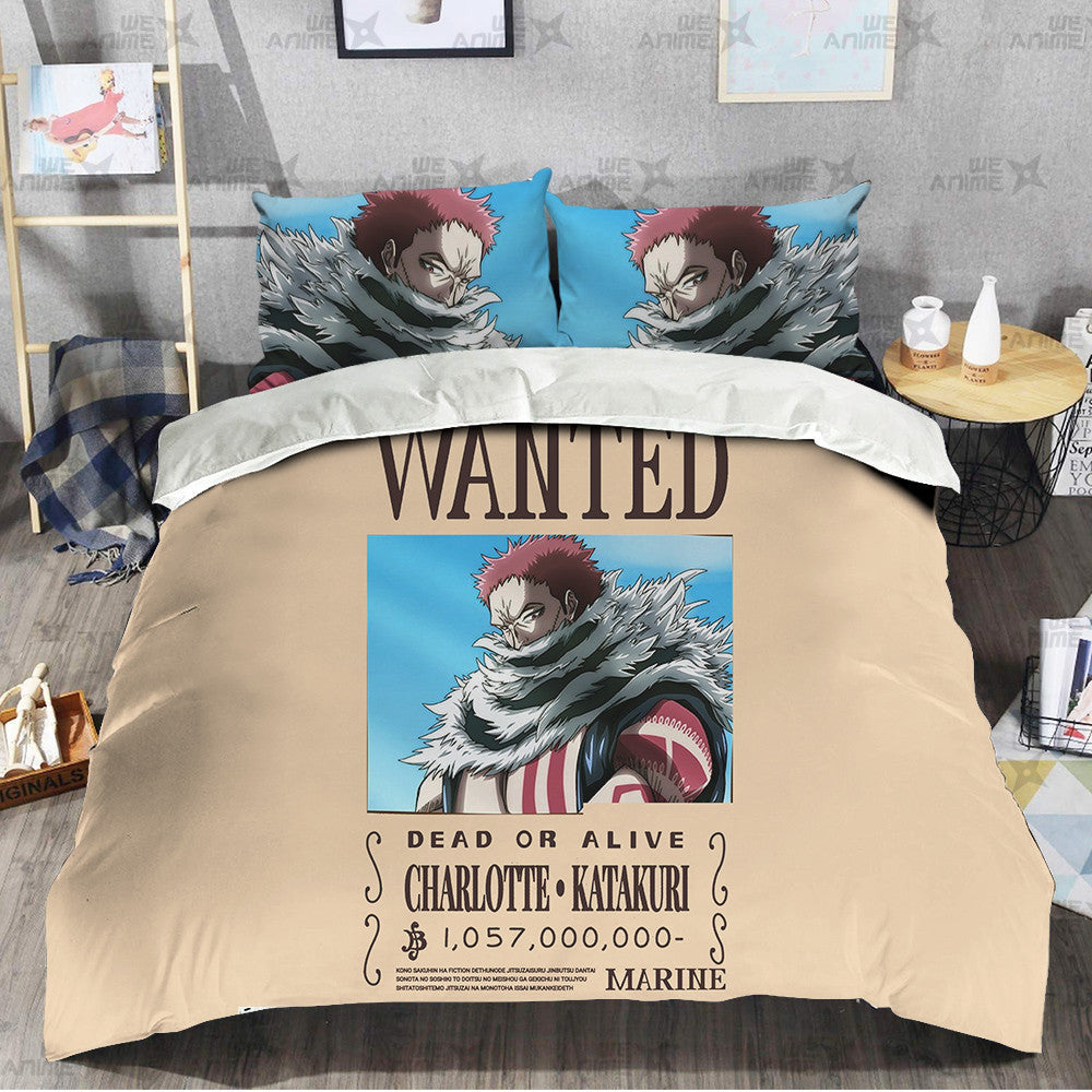 Charlotte Katakuri Wanted Bedding Set Custom