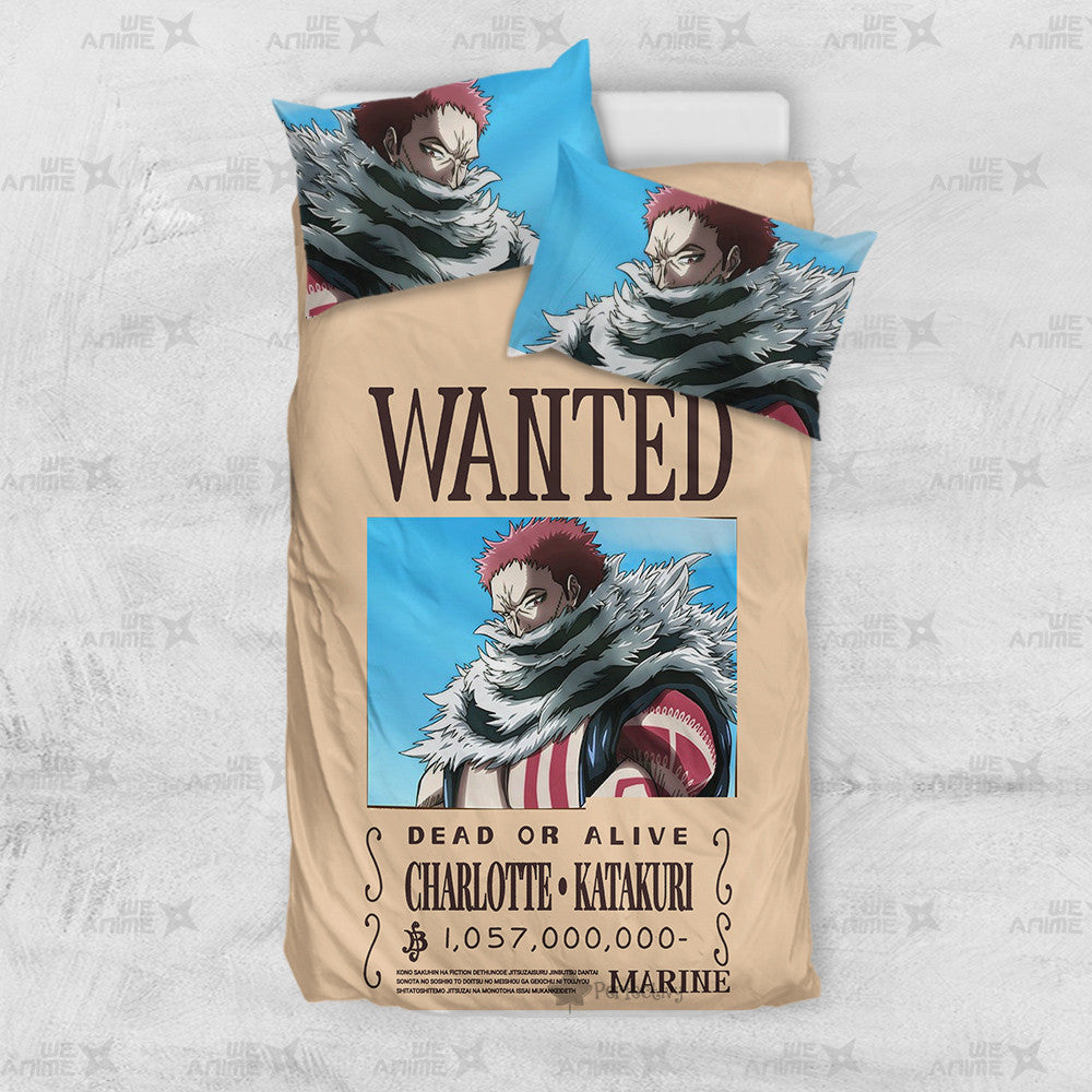 Charlotte Katakuri Wanted Bedding Set Custom