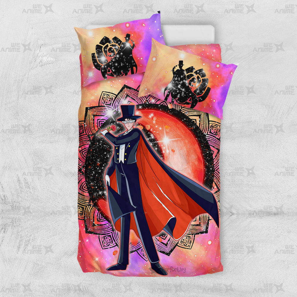 Tuxedo Mask Bedding Set Custom Sailor Moon