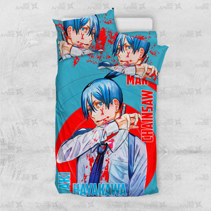 Aki Hayakawa Bedding Set Custom Chainsaw Man