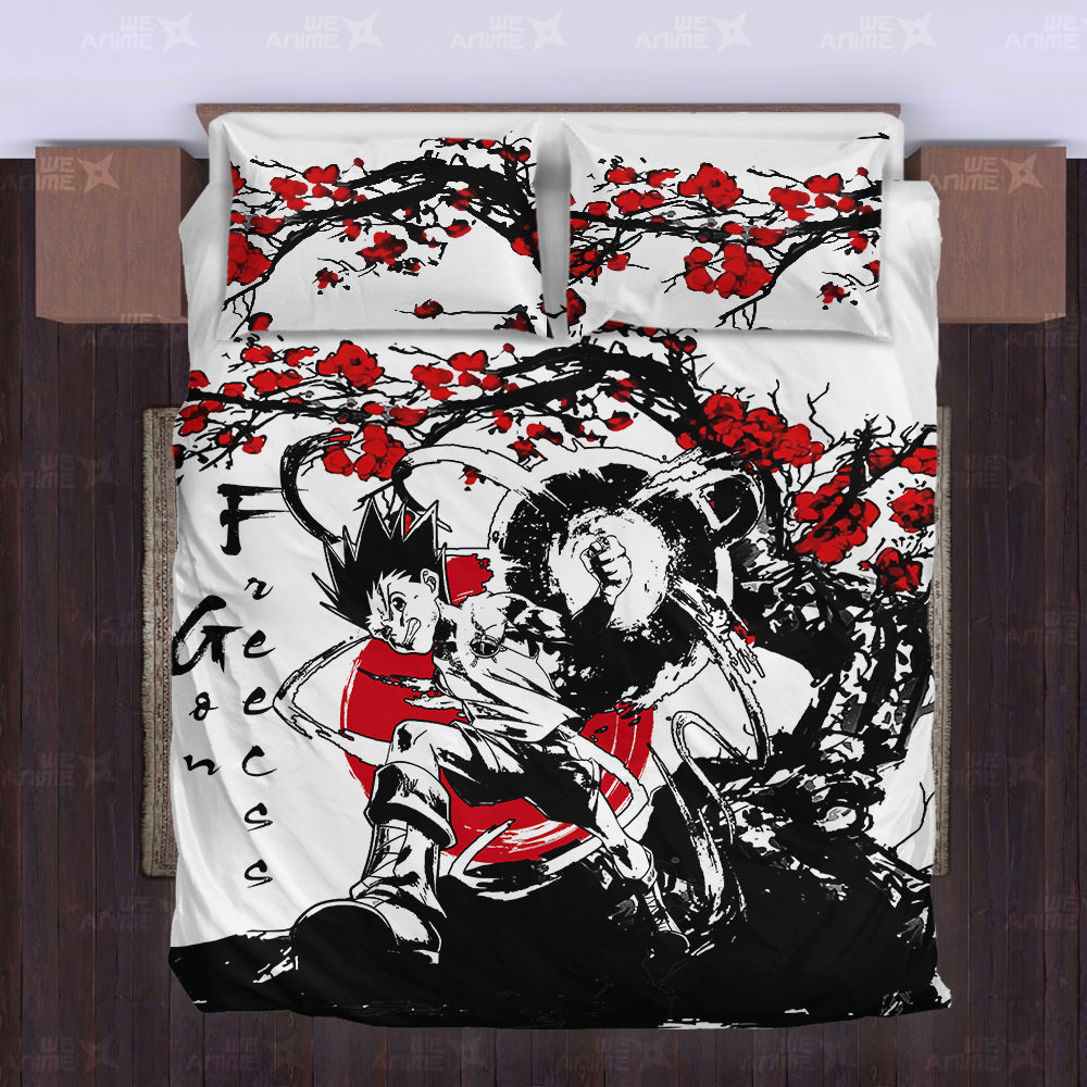 Gon Freecss Japanese Edition Bedding Set Anime Room