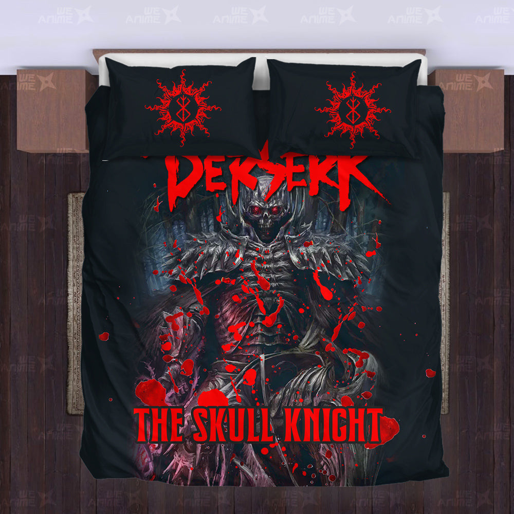 The Skull Knight Bedding Set Custom Berserk
